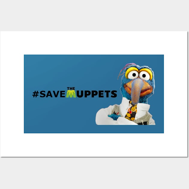 Save the Muppets - Gonzo Wall Art by MorningMonorail